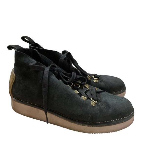 Clarks Nala Hike Boots Black Suede Size 8 - Picture 2 of 4